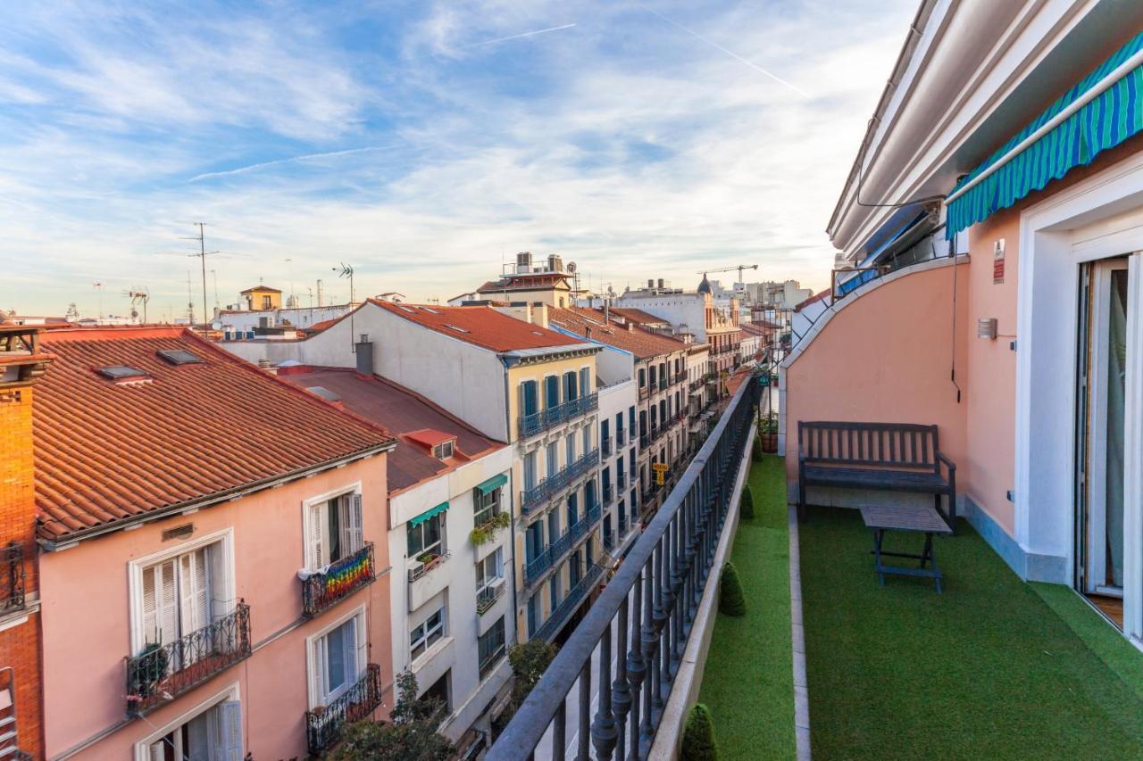 Apartamento Gran Via Terrace En Madrid Ngoại thất bức ảnh